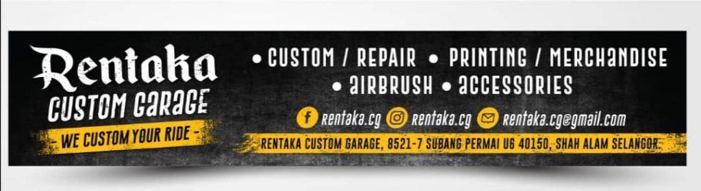 rentaka custom garage signboard